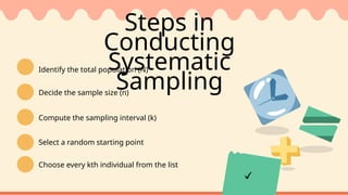 Systematic Sampling Using Steps Comprehensive Guide to Systematic Sampling in Research | PPTX
