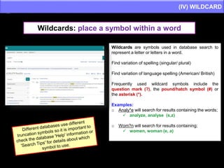 Information Search Strategy for Academic Research | PPTX