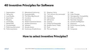 Systematic Innovation in Software Using TRIZ | PDF