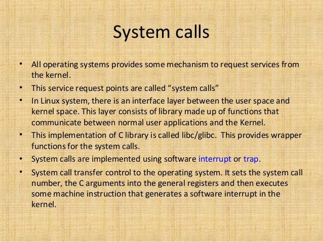Introduction to System Calls