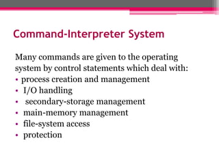 System components (os) | PPTX | Operating Systems | Computer Software ...
