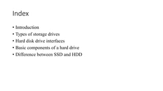 Hsd Computer SSD HSD storage drives | PPTX