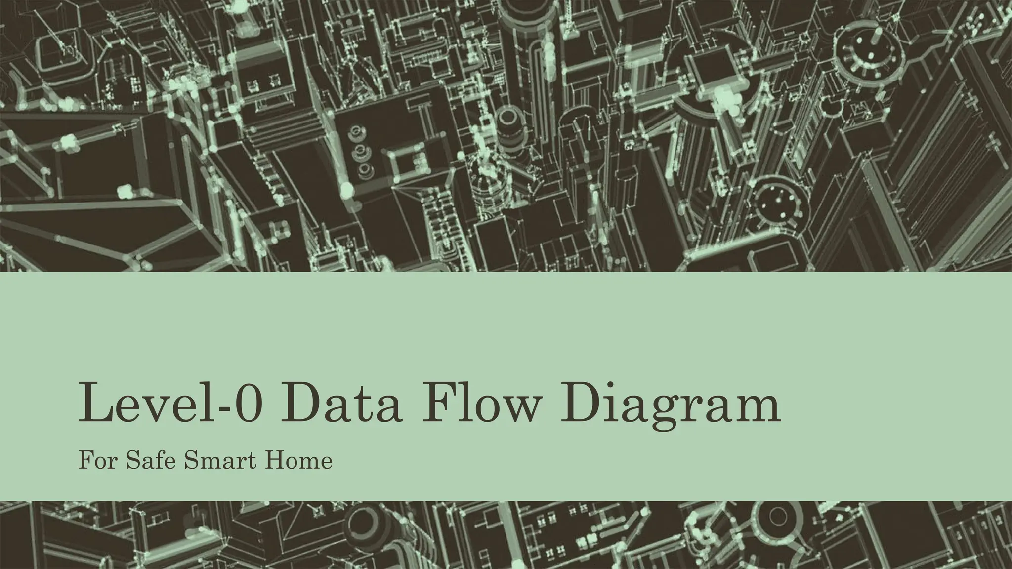Level-0 Data Flow Diagram
For Safe Smart Home