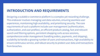 System Design Case Study: Building a Scalable E-Commerce Platform ...