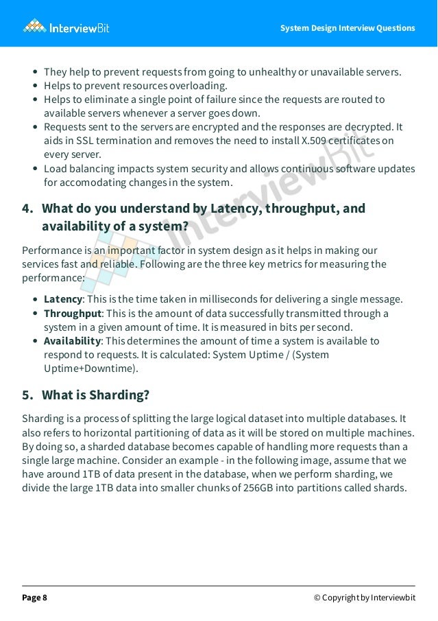 Top System Design Interview Questions | PDF
