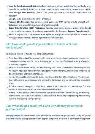 System Design Interview Questions PDF By ScholarHat | PDF