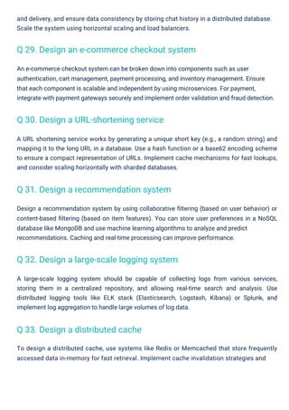 System Design Interview Questions PDF By ScholarHat | PDF