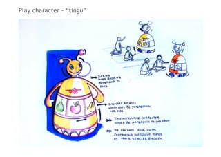 Play character - “tingu”
 