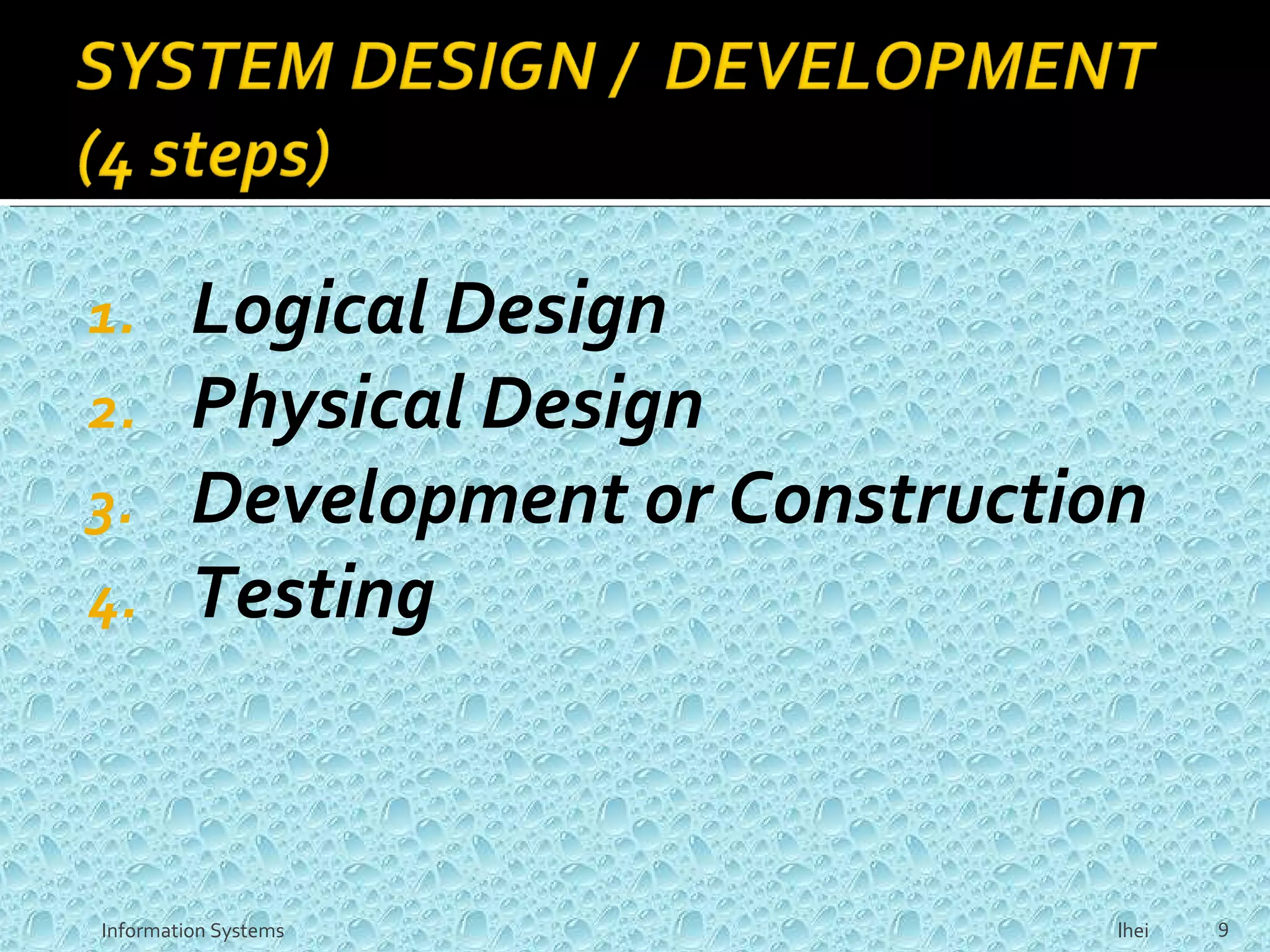 System development life cycle | PPT