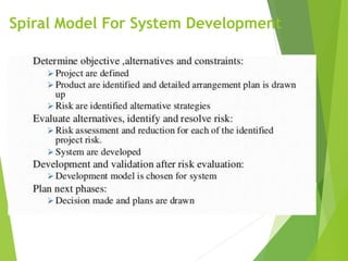 System development life cycle