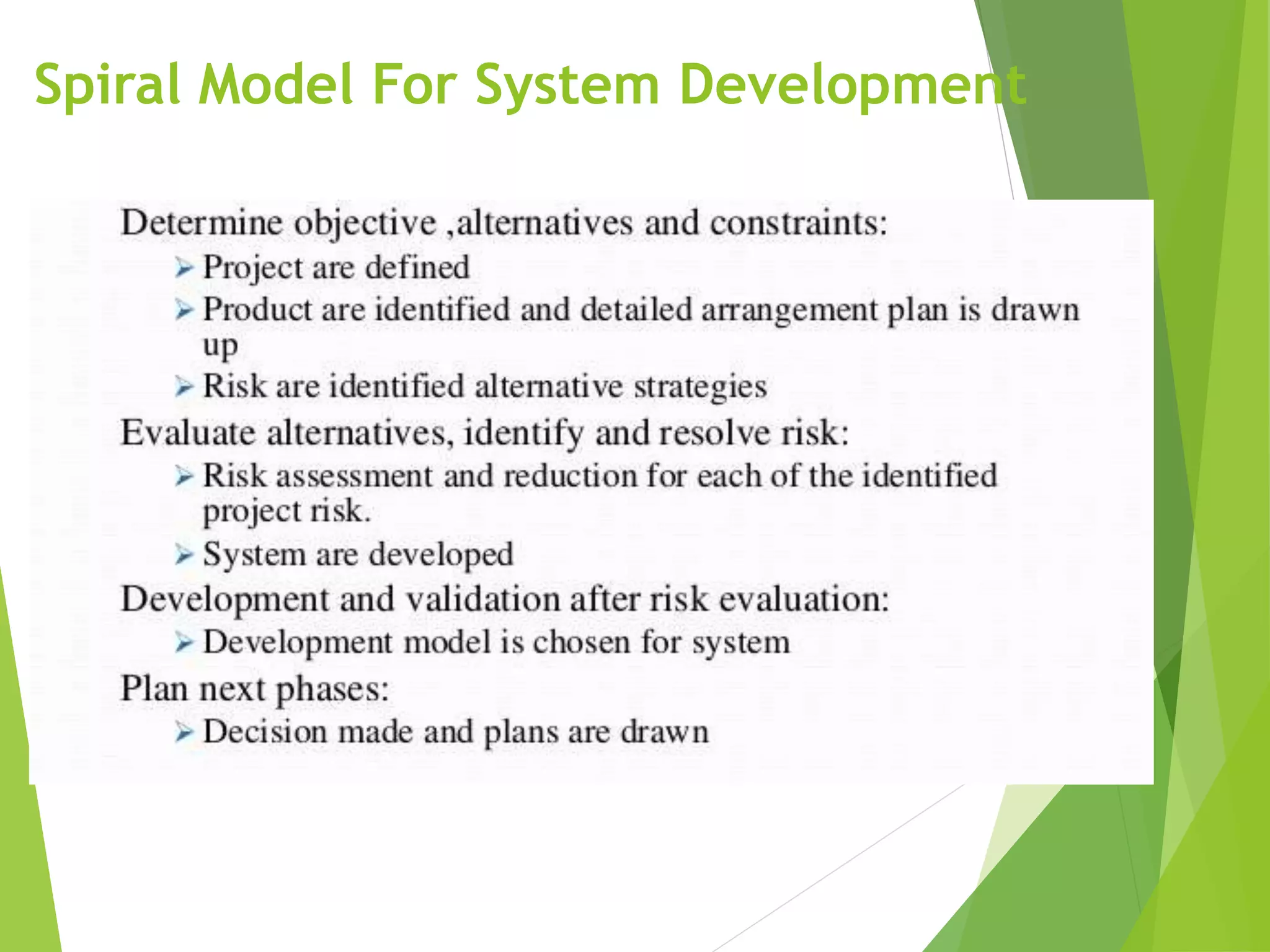 System development life cycle