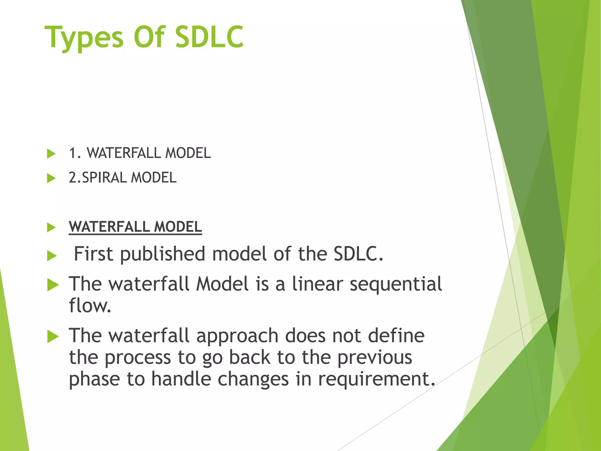 System development life cycle