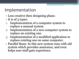 System development life cycle (sdlc) | PPT