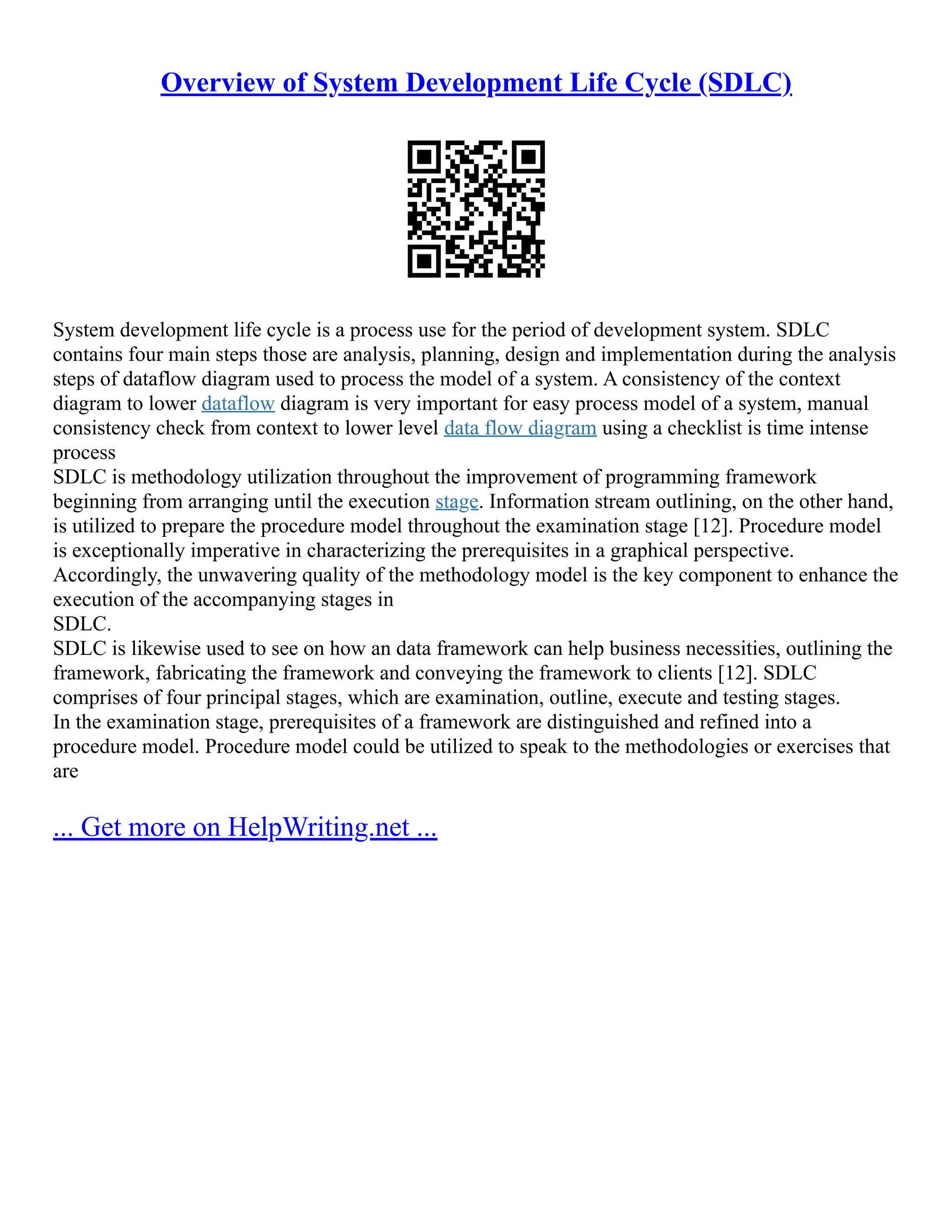 System Development Life Cycle ( Sdlc ) | PDF
