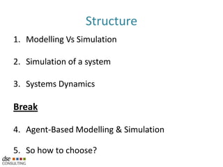 System Dynamics (Sd) & Agent Based Modelling | PPTX