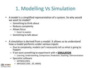 System Dynamics (Sd) & Agent Based Modelling | PPTX