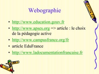 Systeme Educatif Francais