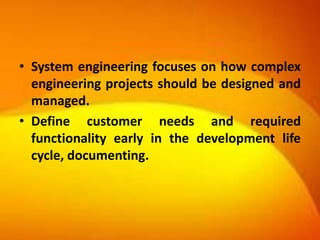 System engineering | PPTX