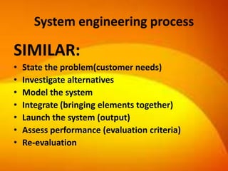 System engineering | PPTX
