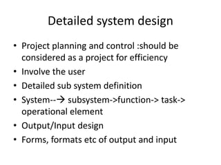 System engineering analysis and design | PPTX