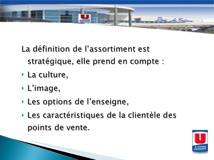 Le point de vente....