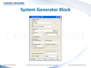 System Generator-Tutorial | PPT