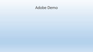 Adobe Demo 
 