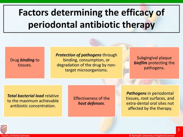 Systemic antibiotics in periodontal therapy | PPTX | Dental Health ...