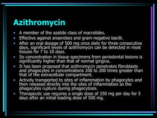 Systemic Antibiotics in Periodontal therapy.ppt