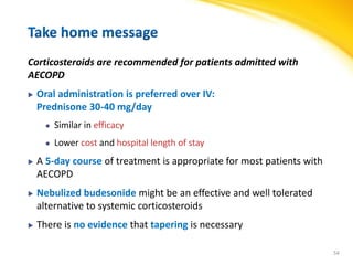 Systemic corticosteroids in the treatment of acute exacerbations of ...