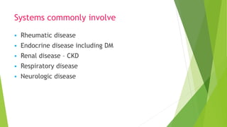 Systemic disease involving cardiovascular system | PPTX