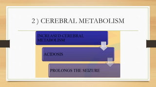 2 ) CEREBRAL METABOLISM
 