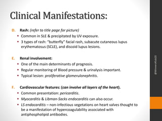 Systemic lupus erythematosus