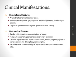 Systemic lupus erythematosus