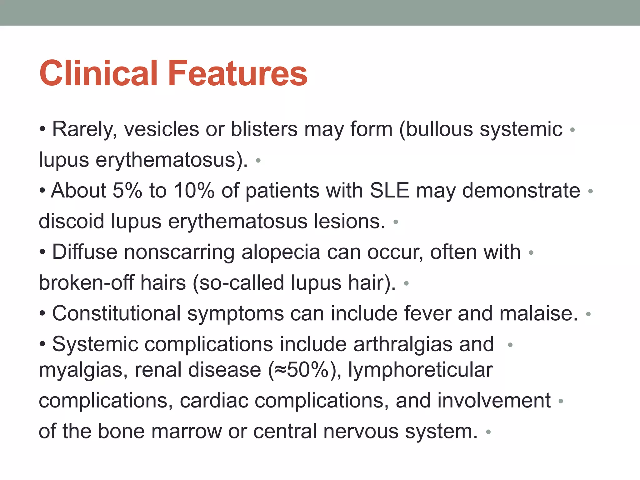 Pc Form Sle Systemic lupus erythematosus | PPTX