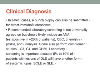 Systemic lupus erythematosus | PPTX
