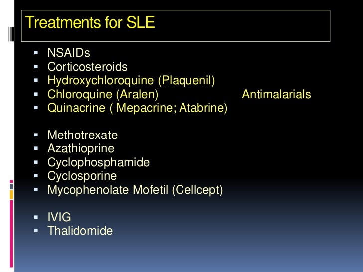 Aralen Dosage For Lupus