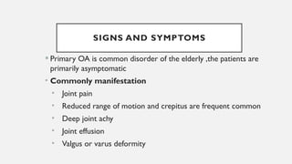 Comprehensive Overview of Systemic Pathology: Osteoarthritis, Muscular ...