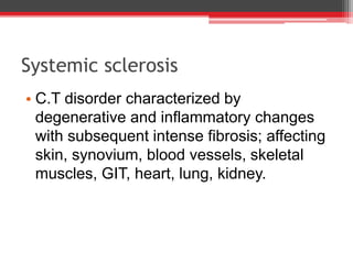 systemic sclerosis and scleroderma powerpoint | PPTX