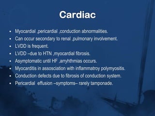 Typical attack : PALLOR  CYANOSIS  ERYTHEMA.                         Vasoconstriction  ischemia  reperfusion. women > men 