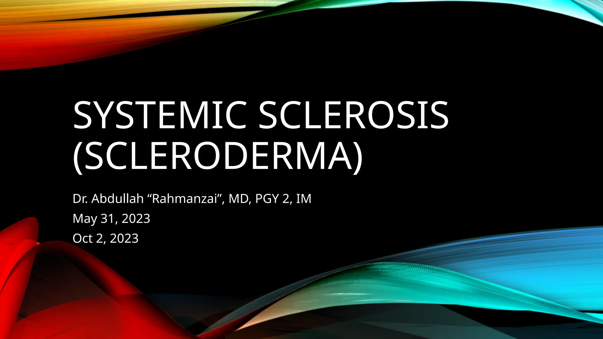 Systemic sclerosis (. Scleroderma).pptx