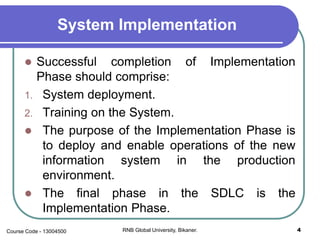 System implemantation | PPSX