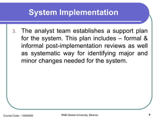 System implemantation | PPSX