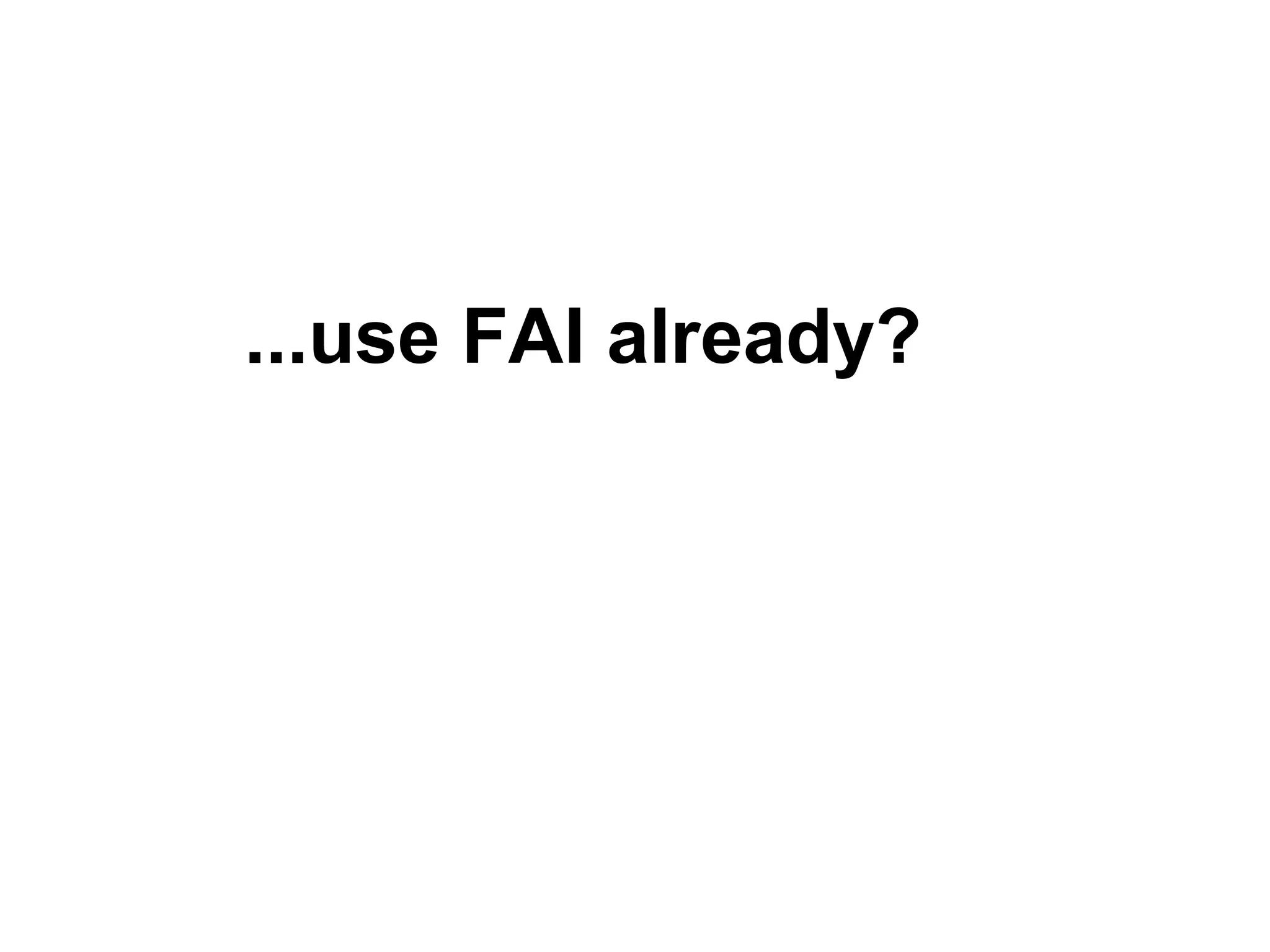Automatic systems installations and change management wit FAI - Talk for Netways OSDC 2009