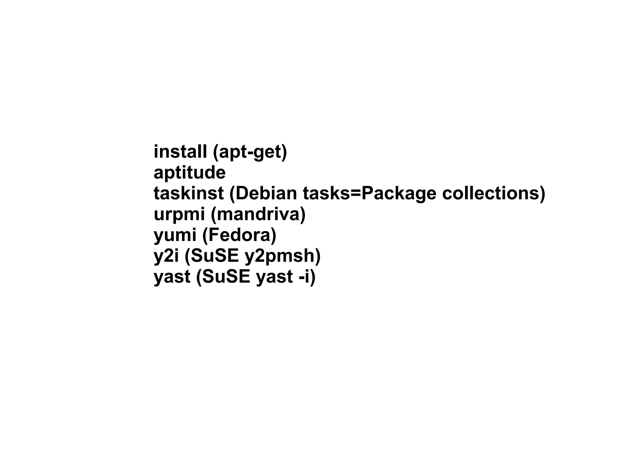 Automatic systems installations and change management wit FAI - Talk for Netways OSDC 2009