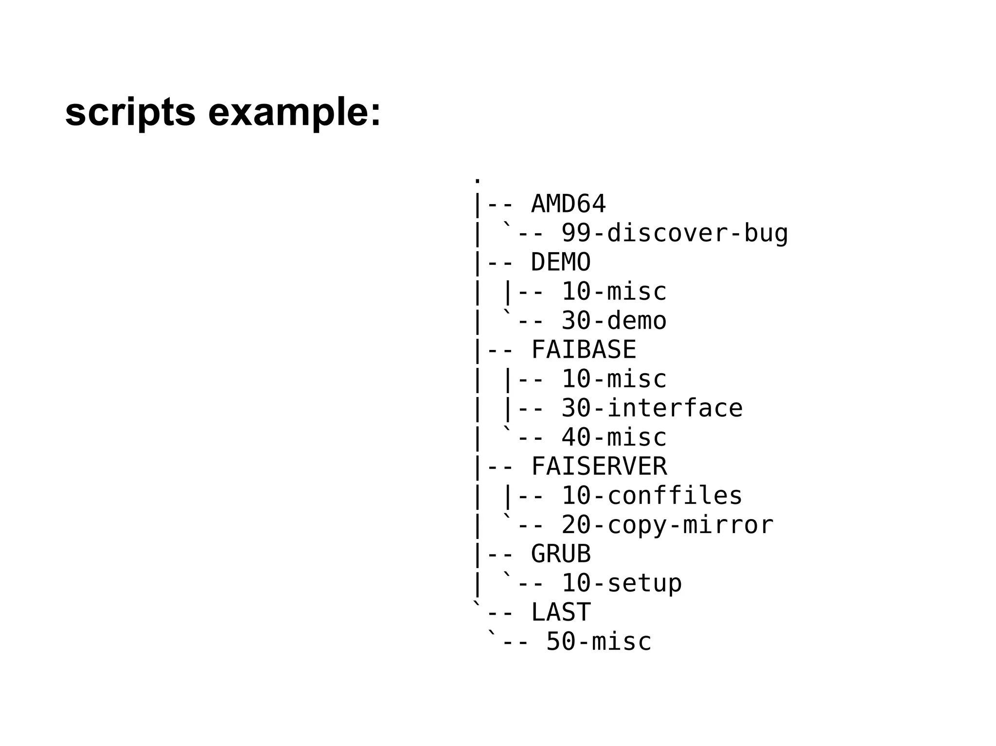 Automatic systems installations and change management wit FAI - Talk for Netways OSDC 2009