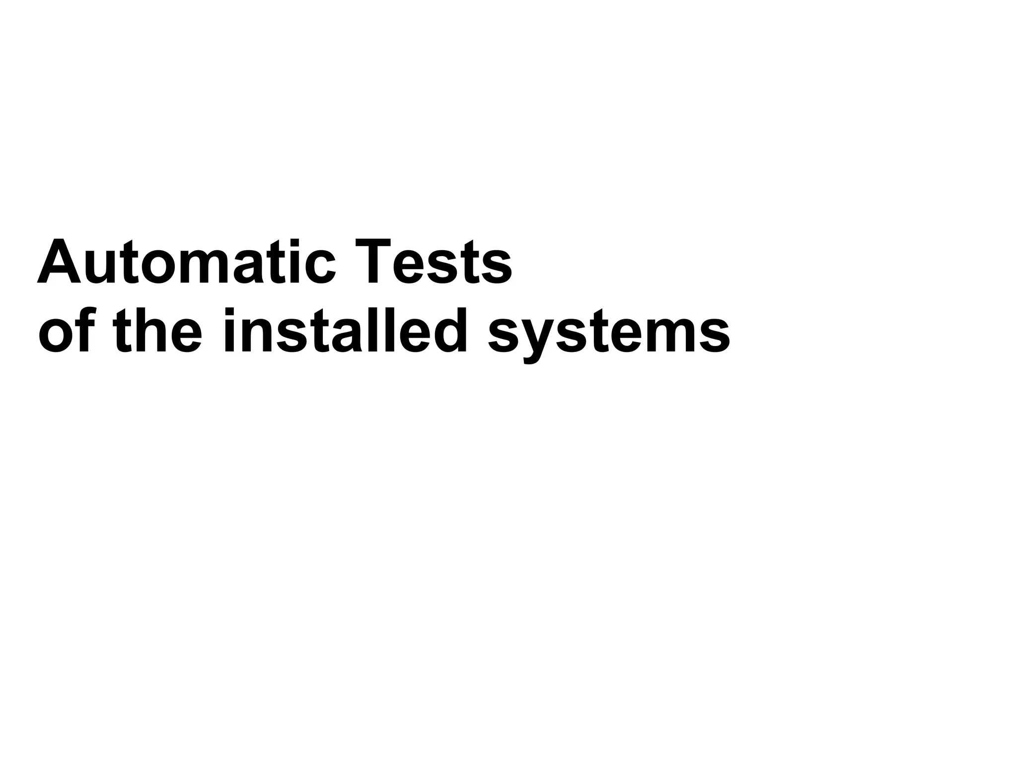 Automatic systems installations and change management wit FAI - Talk for Netways OSDC 2009