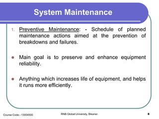 System maintenance | PPSX | IT and Internet Support | Internet