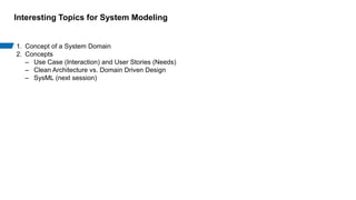 System modeling and design | PPTX