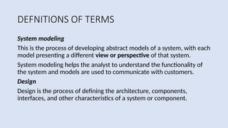 MODULE 4 SYSTEM MODELLING AND DESIGN.pptx